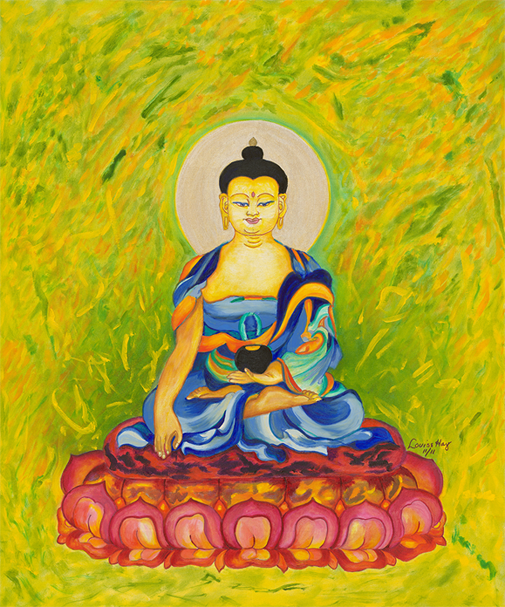 Blessing Buddha Painting